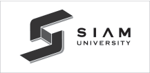 Siam University logo BW inline