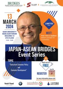 Japan-ASEAN Bridges Event Series Poster hosted by Siam University