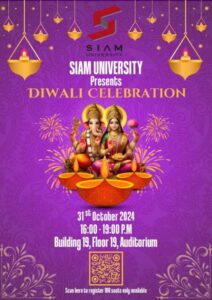 Diwali Celebration at Siam University 2024