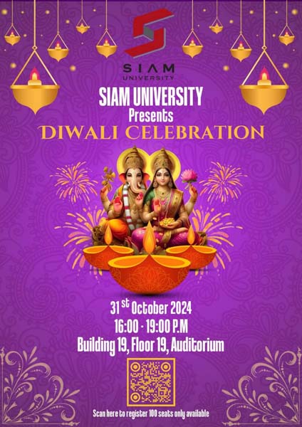 Diwali Celebration at Siam University 2024