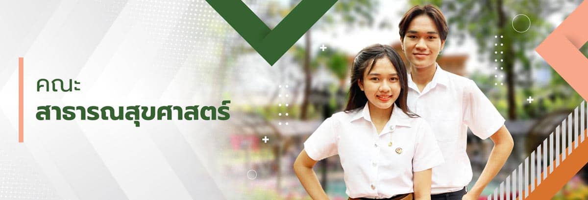 คณะแพทยศาสตร์ ภาควิชาสาธารณสุขศาสตร์ school of public health banner